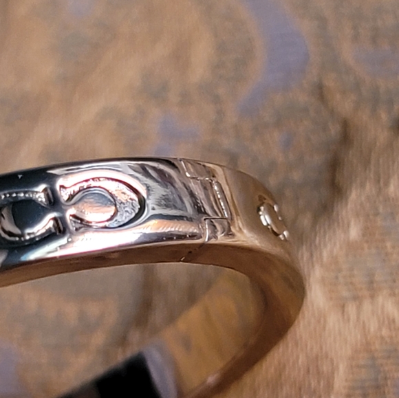 Coach Gold-tone BANGLE Jewelry Bracelet - Picture 3 of 7